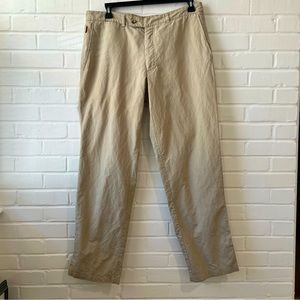 San siro kakhi trouser linen blendpants